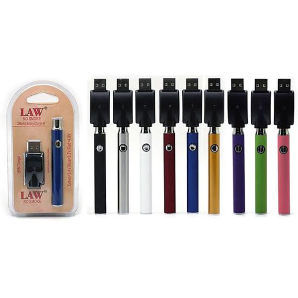 Yasa Duman Yok 510 I-It-It-It-It-It-Pil Vape Kalem Ayarlama Voltajı 3.4V-4.0V 350mAH USB Şarj Cihazı