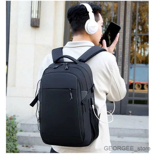 Laptop Cases Backpack Fashion Travel Luggage Backpack Men Large Capacity USB Charging Laptop Backpack Bag Business Male Backpack School Bags