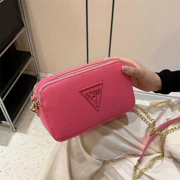 18% DI SCONTO Designer Piccolo quadrato popolare ed esplosivo per la nuova borsa fotografica a tracolla singola con catena di fascia alta da donna