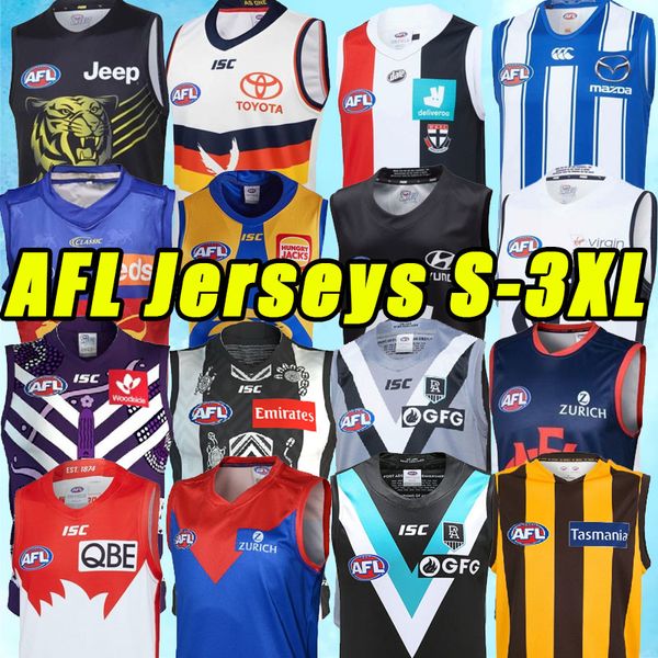 2022 2023 AFL West Coast Eagles Geelong Cats Cats Rugby Jerseys Bombers Melbourne Blues Adelaide Crows ST Kilda Saints 22 23 GWS Рубашка Гиганты Гернси Тасмания