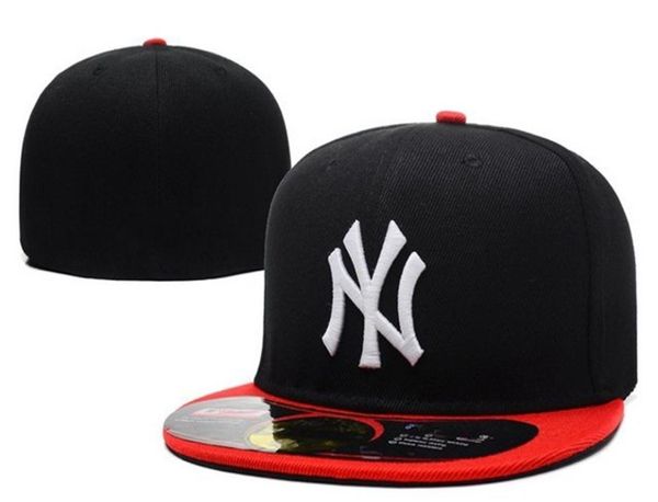 Модные хип-хоп классические НЬЮ-ЙОРК Нью-Йорк Полноразмерные закрытые кепки Бейсбол Спортивные кепки для всех команд Размер 7 Размер 8 Смешанный заказ OK8341329