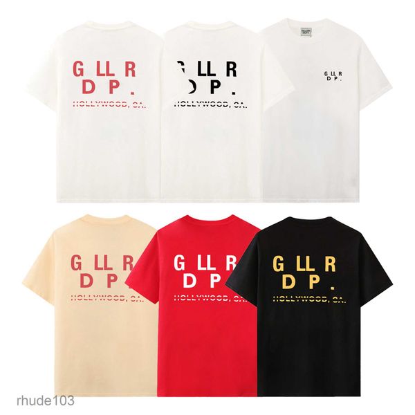 Designer of Galleries T-Shirts T-Shirts Luxusmode Herren Damen Marke Kurzarm Hip Hop Streetwear Tops Kleidung Kleidung Größe D-2 Xs-xl 7N33 0COU NZIA