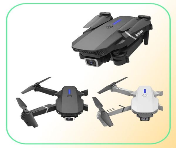 E88 Pro Drone с широкоугольным HD 4K 1080p Высота двойной камеры удерживает Wi -Fi RC Foldable Quadcopter Dron Gift Toy New6952799