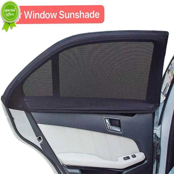 NEU 1PCS Universal Magnetic Car Side Fenster Schatten UV Schutz Vorhang Sonnenschutz Mesh atmungsaktives Mesh Baby Car Heckscheibe Sonnenschild Zz