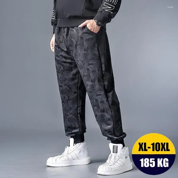 Pantaloni da uomo 10XL Oversize Casual Mens Jogging Camouflage Sport Maschile Traspirante Pantaloni Quick Dry Uomo Cargo Pentalon Homme