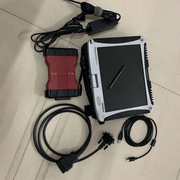 Автомобильный диагностический инструмент VCM2 для Ford VCM II IDS, многоязычный сканер для автомобилей VCM 2 OBD2 с ноутбуком CF19 i5 4 ГБ, CF-19 Toughbook
