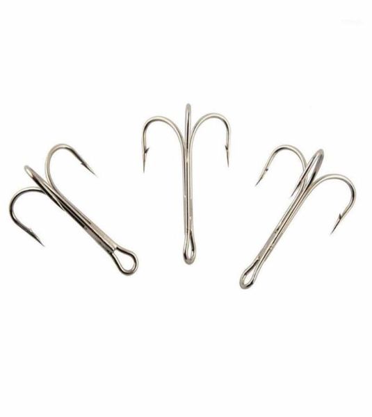 Easy Catch 100pcs 3551 Angelhaken Big Game Fishing Treble Hooks Künstliche Köder Fishhooks Größe 60 70 80 10013239409