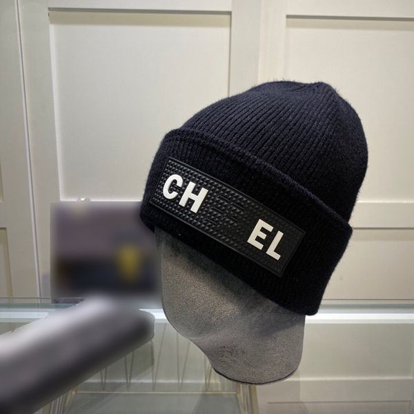 Gorro designer gorro designer de luxo outono e inverno com aba de lã design homens e mulheres fora da rua itens indispensáveis clássico de boa aparência