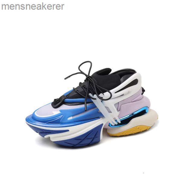 Absorbierende Trainer Streetwear Space Balmaiins Sneakers Raumschiff Laufschuhe Paar Sport Sneaker Herrenmode Soft Designer Sneakers Shock JI47