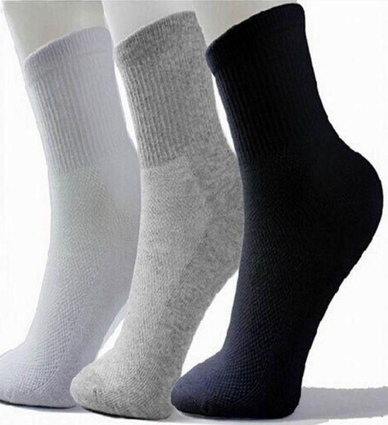 Мужчины спортивные носки спортивные баскетбольные носки для хлопчатобумажных носков мужское весеннее лето бег прохладные сетки Soild для всех размеров 1143970