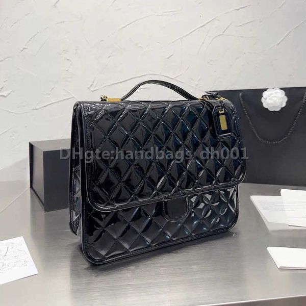 Weekender 2024 10a+ Tote Patent Black Leather Women 5A дизайнерские рюкзак сумочка женщины простые мешки с перекрестным плечом Большое путешествие