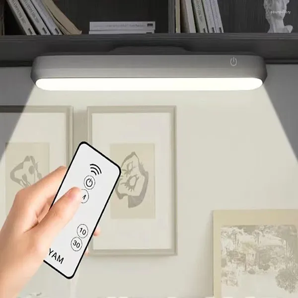 Ночные светильники светодиодные светильники датчик движения PIR Dimmable Magnet USB Перезаряжаемый шкаф