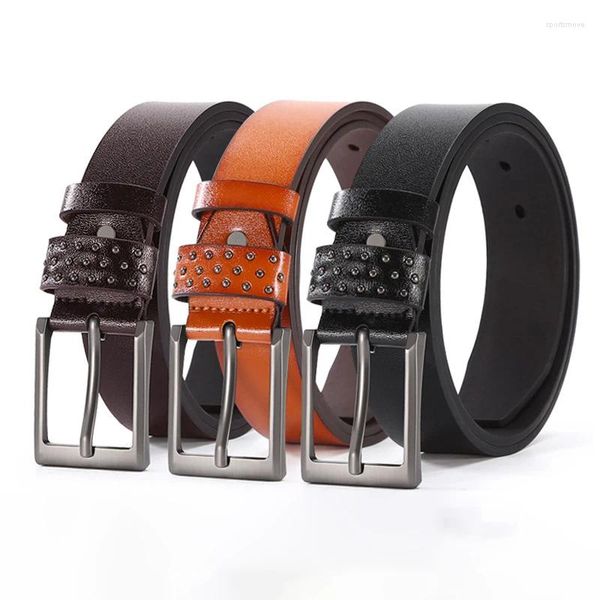 Belts Fashion Office 365 Business Pin Buckle Belt for Men Casual Men's Designer PE Leather