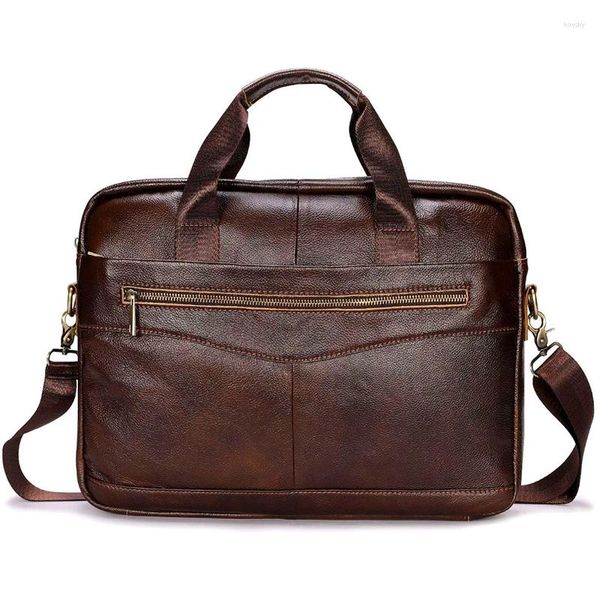 Мужские портфели из натуральной кожи, антикварный дизайн, черный деловой портфель для ноутбука, чехол для документов, сумка-мессенджер, сумка-тоут, портфель
