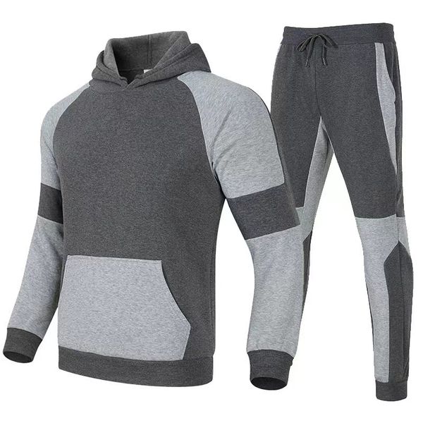 Tute da uomo Nuove tute da donna Moda Fantasma Coniglio Stampa Felpe con cappuccio e pantaloni Tute da jogging a maniche lunghe Bunny Streetwear Set atletici Pullover autunnale stampa animalier