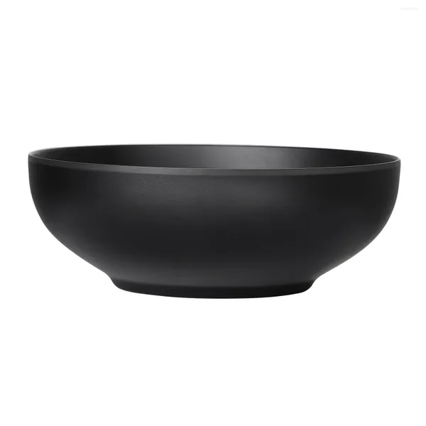Schalen ONZON Dinner Bowl A5 Melamin Nudelbehälter Schwarz Geschirr Japanischer Stil Servieren