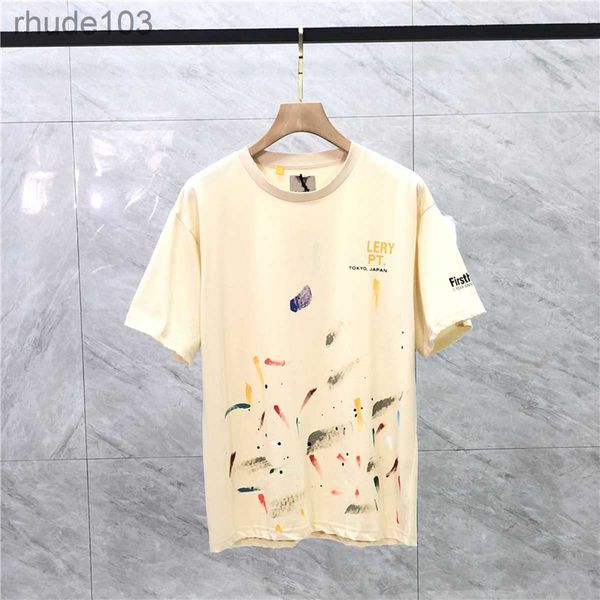 2023 Tees Galleryse T-shirt da uomo Depts Polo da uomo T-shirt firmate da donna Galleryes Cottons Top Camicia casual da uomo Luxurys Abbigliamento Abbigliamento GYZT