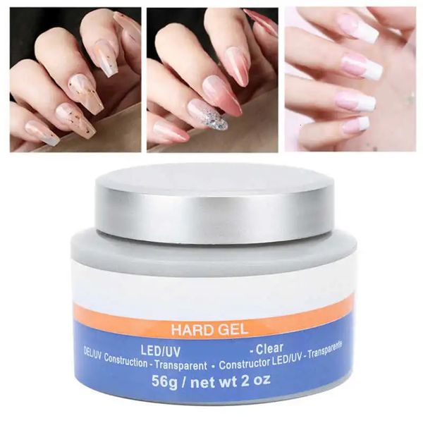 Estensione per unghie 2 colori Builder gel poli UV per estensioni di dita delle unghie formano punte di vernice polacco UV gel gel di vernice da 2,0 once gel per unghie 231227