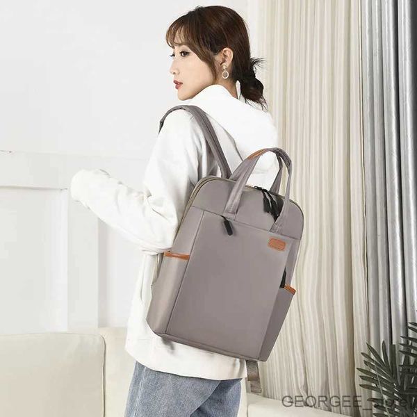 Laptop -Koffer Rucksack Korea Style Design Laptop -Tasche Oxford Women School Rucksäcke wasserdichte Ladies Schoolbag Multifunktion Female Business Rucksack