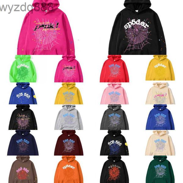 Sp5der 555 Spider Hoodie Designer Damen Pullover Rosa Rot Young Thug Hoodies Herren Damen Gesticktes Web Sweatshirt Jogger Tsqz YUEC YUEC