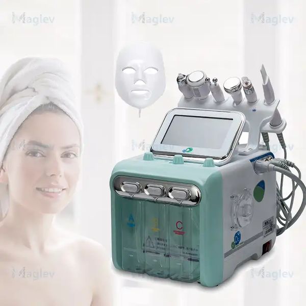 Beleza de oxigênio 7 em 1 máquina de peeling facial a jato de hidra máquina de microdermoabrasão de cristal