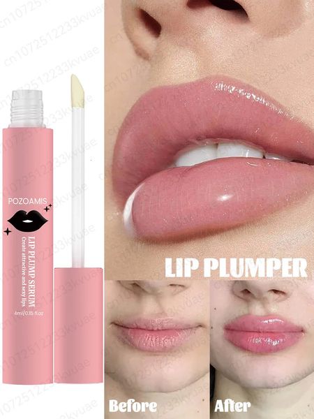 Instant Volumising Lip Plumper Oil Collagen Gloss Moisturizer Repair Extreme Volume Essence Lips Enhancer Cosmetics 231226