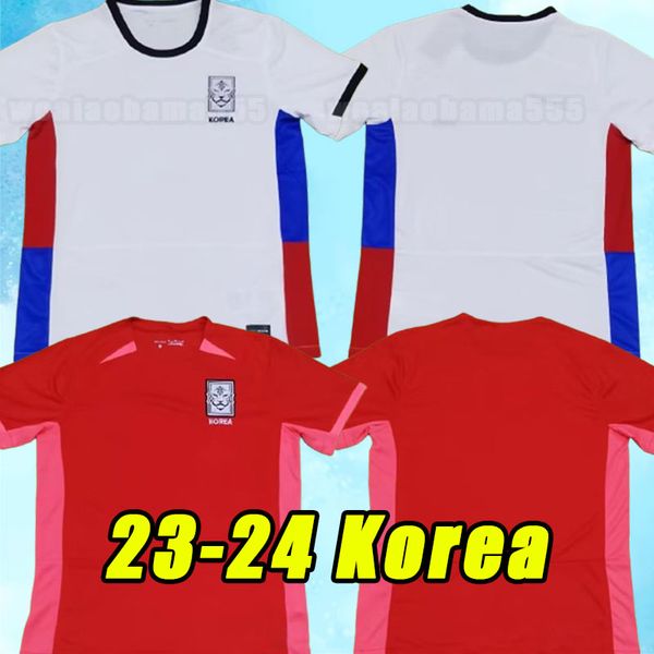 2023 Jerseys de futebol da equipe nacional da Coréia Filho Hwang Kim Jeong Sung Lee Kwon 23 24 Copa do Mundo Sul 2024 Camisas de futebol coreanas Homens