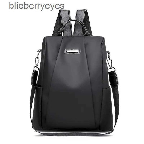 Backpack Style Moda Anti-roubo Mulheres casuais à prova d'água bolsas escolares para adolescentes Bolsa de ombro de função LTI Viagem Rucksackblieberyeyes