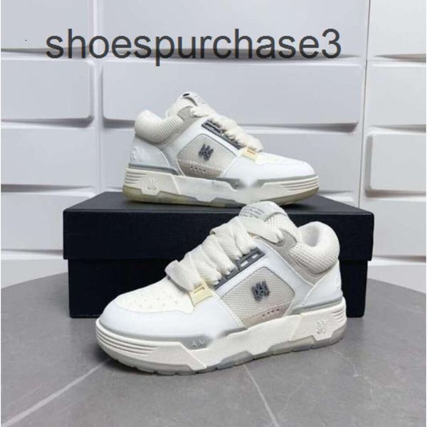 Designer Fashion Runway Women Shoes Winter Sneakers Casual Sneakers Shoe Autumn Skel Amiiri Mens Bone Pane alla moda Sunle spesse Sports di fascia alta 6HEQ