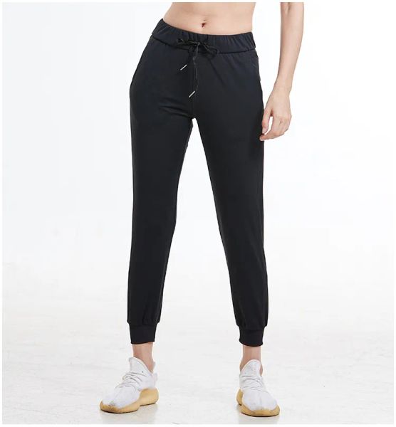 2024 Lu Lu Taille Yoga Hosen Hohe Sport Frauen Schnelle Trockene Hosen Frauen Kordelzug Sportswear Frau Gym Sport Casual Lose Fitness Lauf Leggings