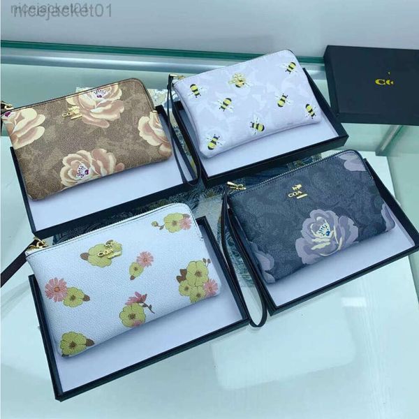 24ss designer coch bolsa nova camélia flor kou carteira feminina bolsa de alta qualidade caixa