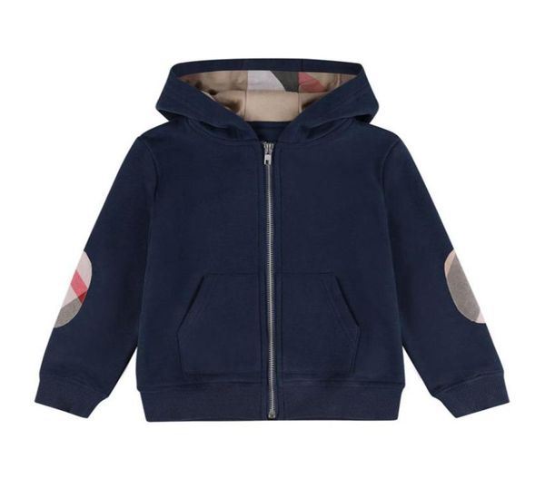 Bahar sonbahar bebek erkek ceketler çocuk pamuk fermuarlı palto moda kapşonlu ceket çocuk dış giyim çocuk gündelik ceket 2-7 yıl5894270