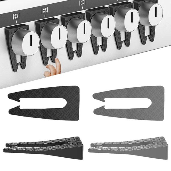 6 PC Coperture per manopola per capogruppo per la sicurezza dei bambini Aggiornato a gas silicone a prova di bambino Lock da forno 231227