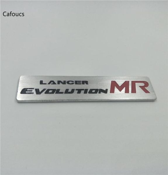 Carstyling de metal de alumínio para Mitsubishi Lancer Evolution X MR Emblema Emblema Logo Decal Sticker7027638