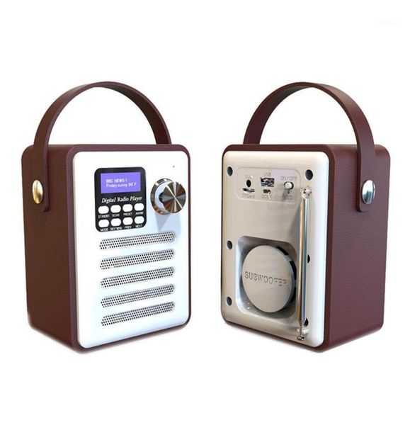 DabDab тюнер цифровой радиоприемник Bluetooth 50 FM вещание AuxIn Mp3-плеер Поддержка Tf-карты Встроенный аккумулятор16348562