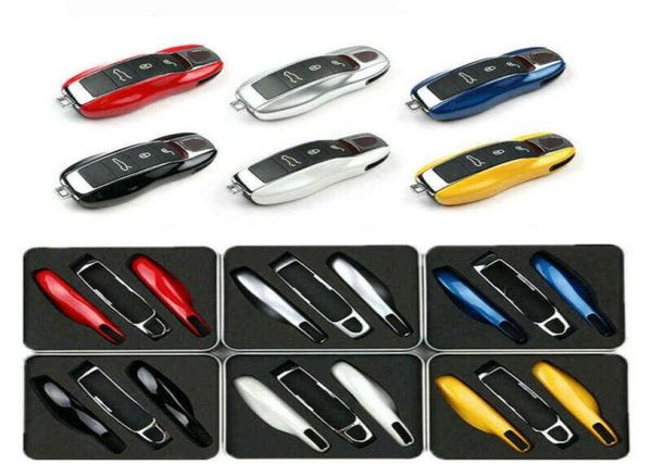 Per Porsche Boxster Cayman Panamera Car Key Case Keyless Copertura Accessori per auto con shell Accessori protettivi con telecomando1311298