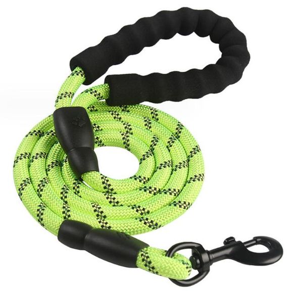 Coleira de arnês para cães de nylon resistente, para cães médios e grandes, corda para treinamento de animais de estimação, corrida, caminhada, segurança, escalada de montanha, trelas para cães, fornecimento de cordas