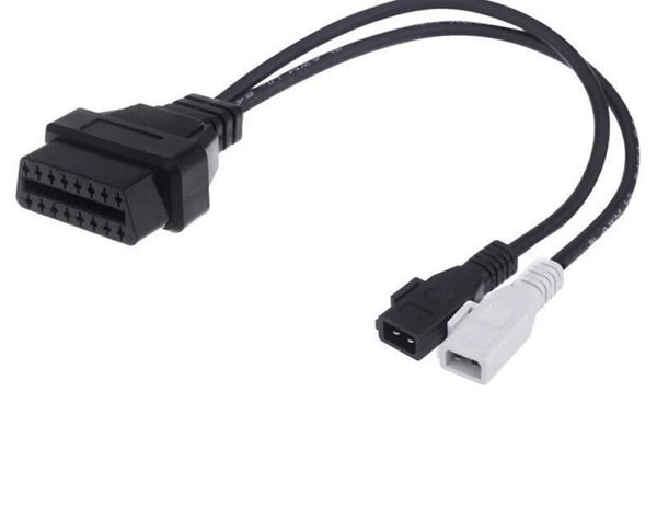 Audi, VW, Seat Skoda 2x2 Pin 16 Pin OBD2 dişi Audi 2pin Adaptör Kablosu