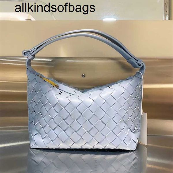 Top wallaces Borsa BottegaaVenetas Borsa a tracolla intrecciata in pelle Intrecciato 7A Prodotto fatto a mano intrecciato portapranzo femminile vendita sotto le ascelle