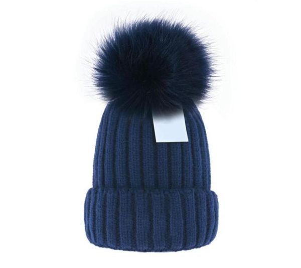 Gorro barato gaiol novo chaps de inverno chapéus malhas gorda de goretas espetadas com pompoms de pêlo de raccoon pompoms warm girl taps pomp75027887169