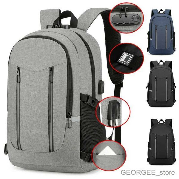 Laptop Cases Backpack Anti Theft Backpack Men Large Capacity USB Charging 15.6 Inch Laptop Casual Multifunctional Back Pack