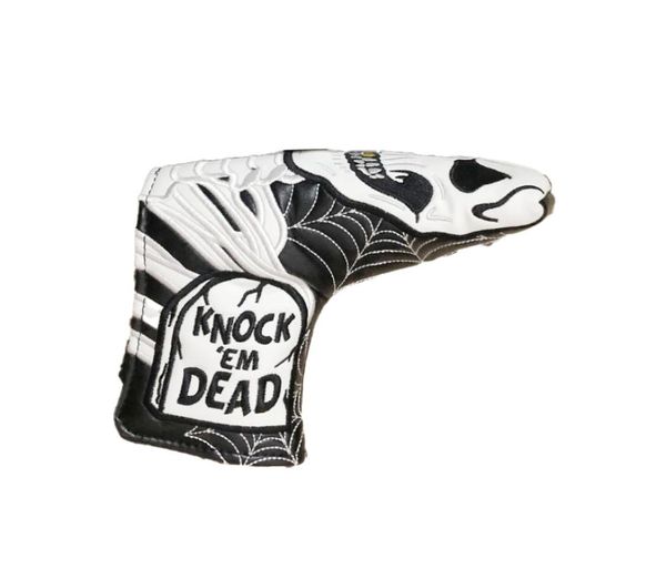 Muitos modelos bordados golf putter head cover high end blade headcover3403484