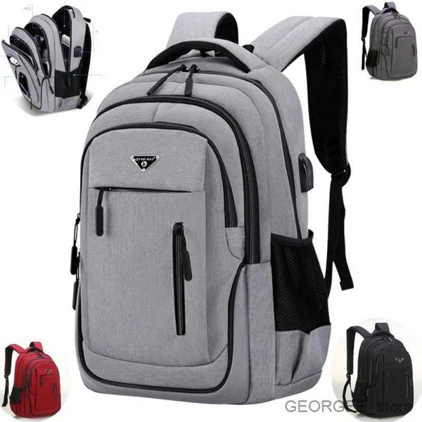 Dizüstü bilgisayar kılıfları sırt çantası büyük kapasiteli sırt çantası Erkek dizüstü bilgisayar sırt çantası su geçirmez ve hafif seyahat çantası usb şarj iş çantası okul sırt çantası