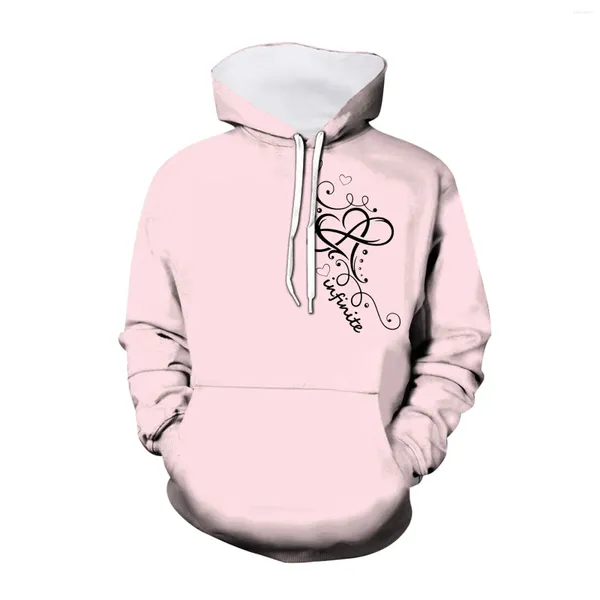 Erkek Hoodies Sweatshirt Pack Erkekler ve Kadın Sevgililer Günü Evde Günlük Gevşek Gevşek Uzun Kollu Hoodie Çift Kıyafet Bir Ayak Band