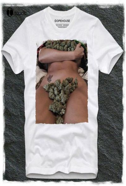 Men039s camisetas t sexy menina kiffer bong grama pornô porno swag pote cabeça camiseta6581371