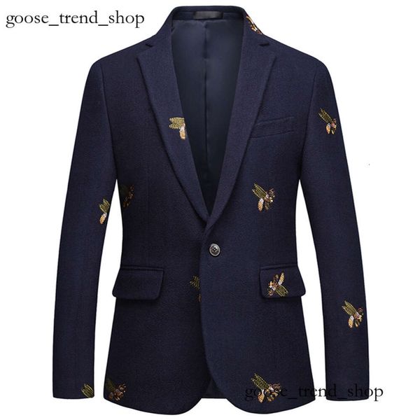 Uits Lim Tyles Uit Qualidade Fit Bordado Business Casual Bee High Blazer Fashion Coat Slim Men S Suit Linho 326 Ternos Designer Jaquetas Formais Styles S Jacket 774