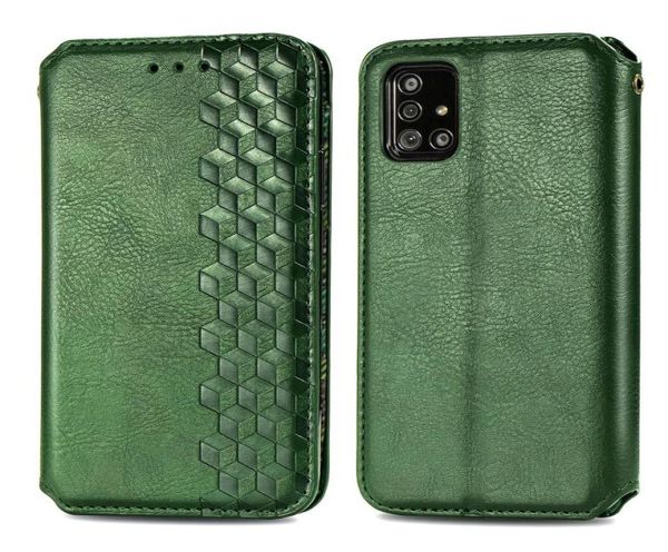 Für Samsung Galaxy A715G Version Phone Hülle TPU PU Leder Magnetic Flip mit Kartenschlitz Metall -Gurtlochmodella715g Version4271021