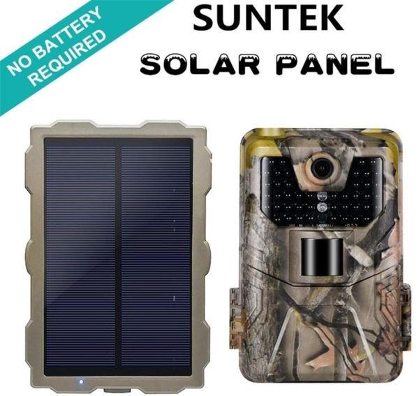 Batteria al litio esterna impermeabile 1700MAh Trail Hunting Camera Kit pannello solare Caricabatterie solare impermeabile Sistema di alimentazione 2208105743343