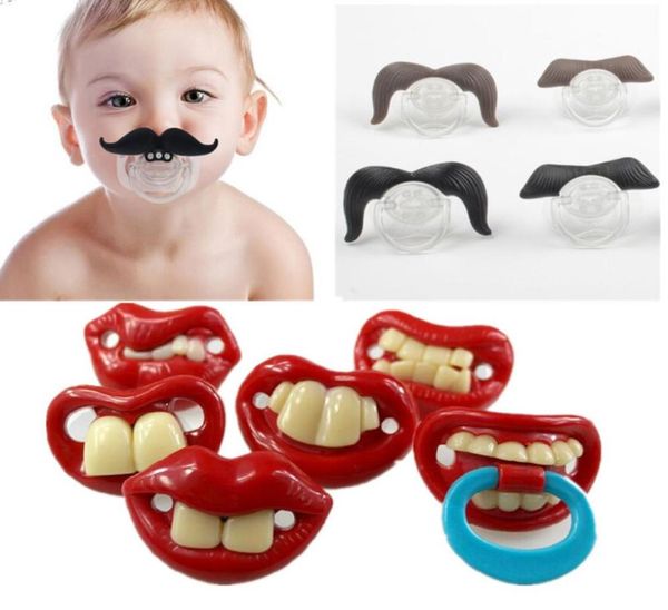 Silicone Divertente Tettarelle Da Biberon Ciuccio Bambino Succhietto Scherzo Scherzo Bambino Pacy Ortodontico Massaggiagengive Ciuccio Regalo Di Natale 5 Pzset4022983