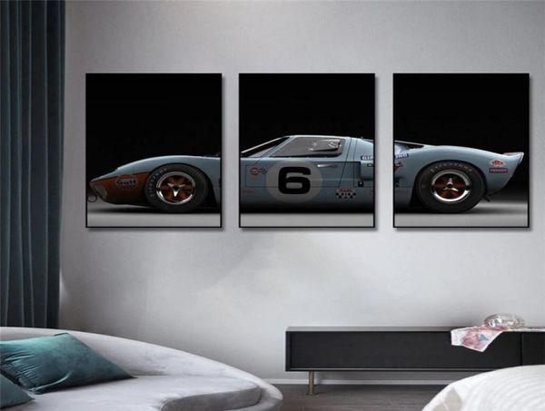 Klasik Kas Araba Posterleri Ford Mustang Shelby Ford Canvas Resim İskandinav Duvar Sanat Oturma Odası Ev Dekor5635666